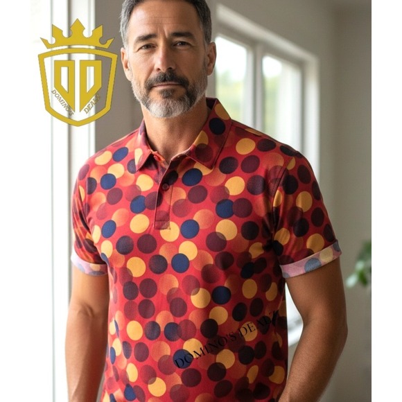 Paraiso Cabana Other - Paraiso Cabana Men's Golf Polo Shirt XL Brick Red Polyester Spandex‎ Stretch